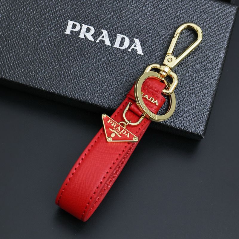 Prada Saffiano Leder Schlüsselhalter