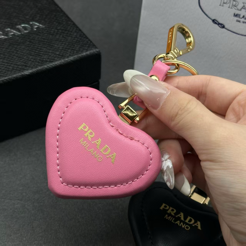 Prada Schlüsselhalter aus Kalbsleder