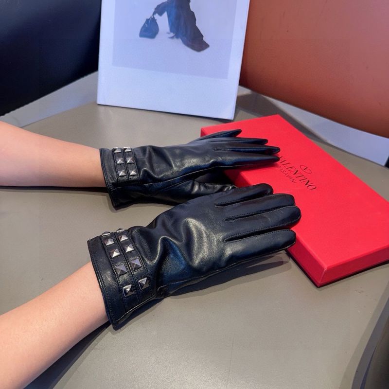 Valentino Leder handschuhe