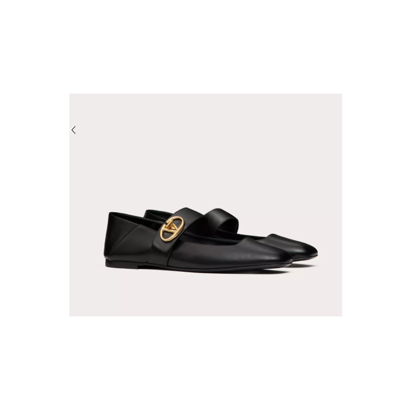 Valentino Vlogo Ballerina in calfskin, Size 35-41