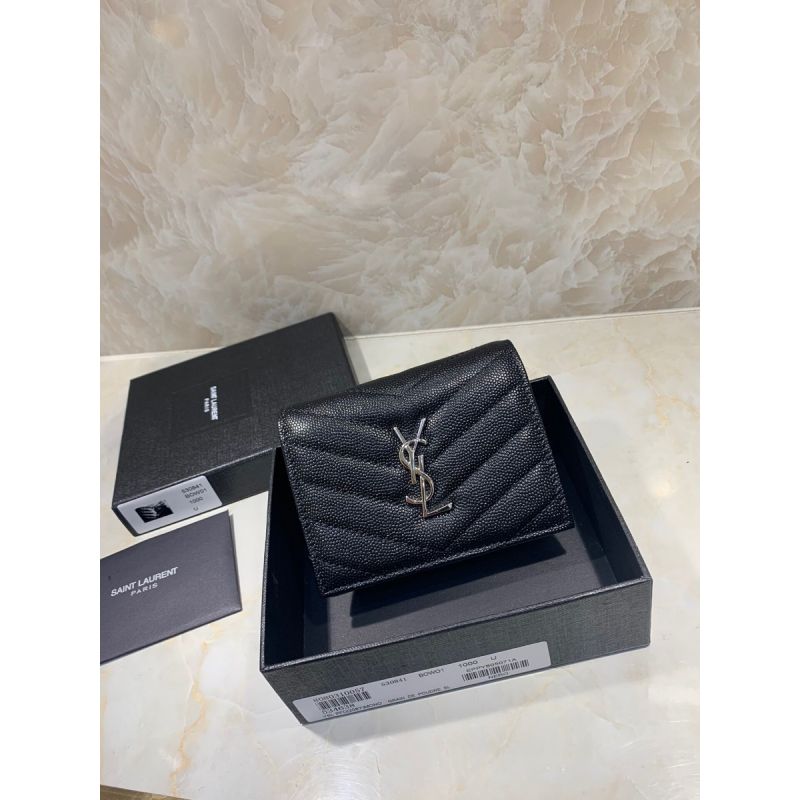 Saint Laurent Cassandre Falp Card Case 
