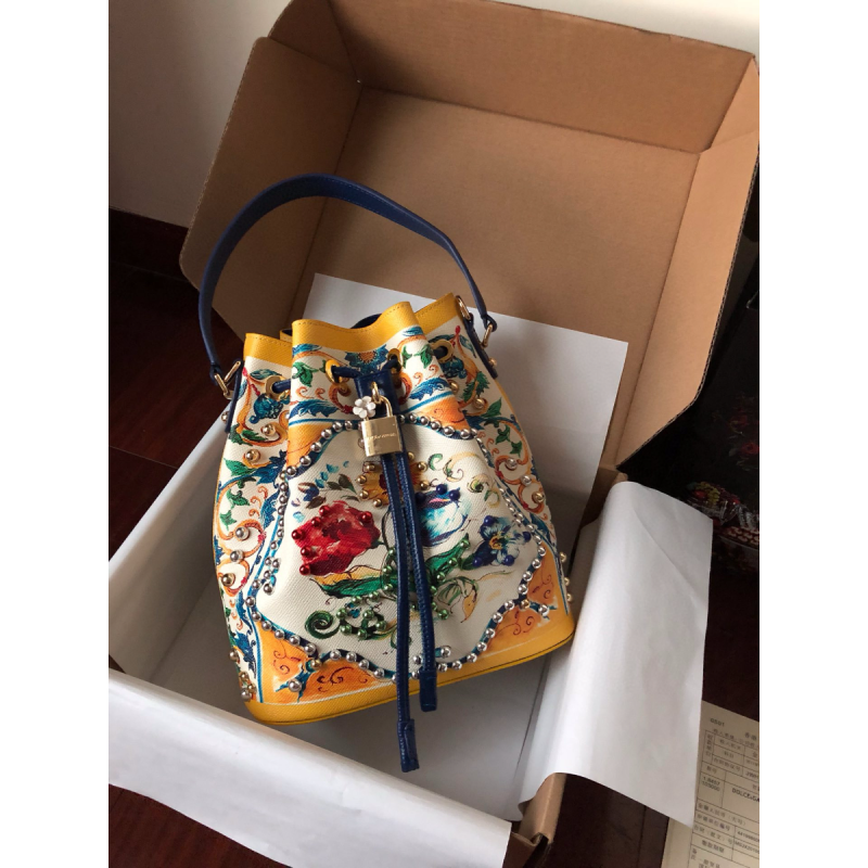 Dolce Gabbana Bucket Leather Bag