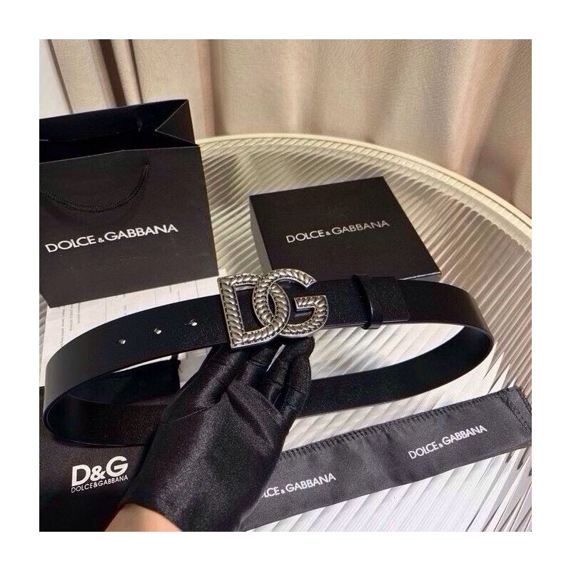 Dolce Gabbana Leder Gürtel 4.0cm