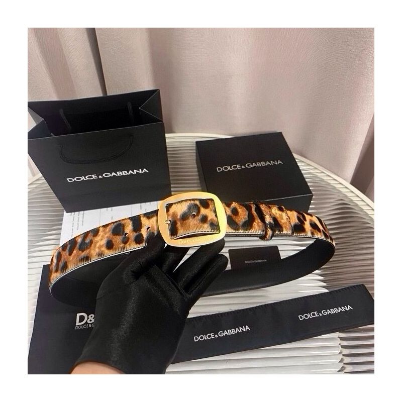Dolce Gabbana Leder Gürtel 4.0cm