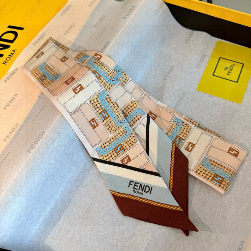 Fendi Silk Bandeau