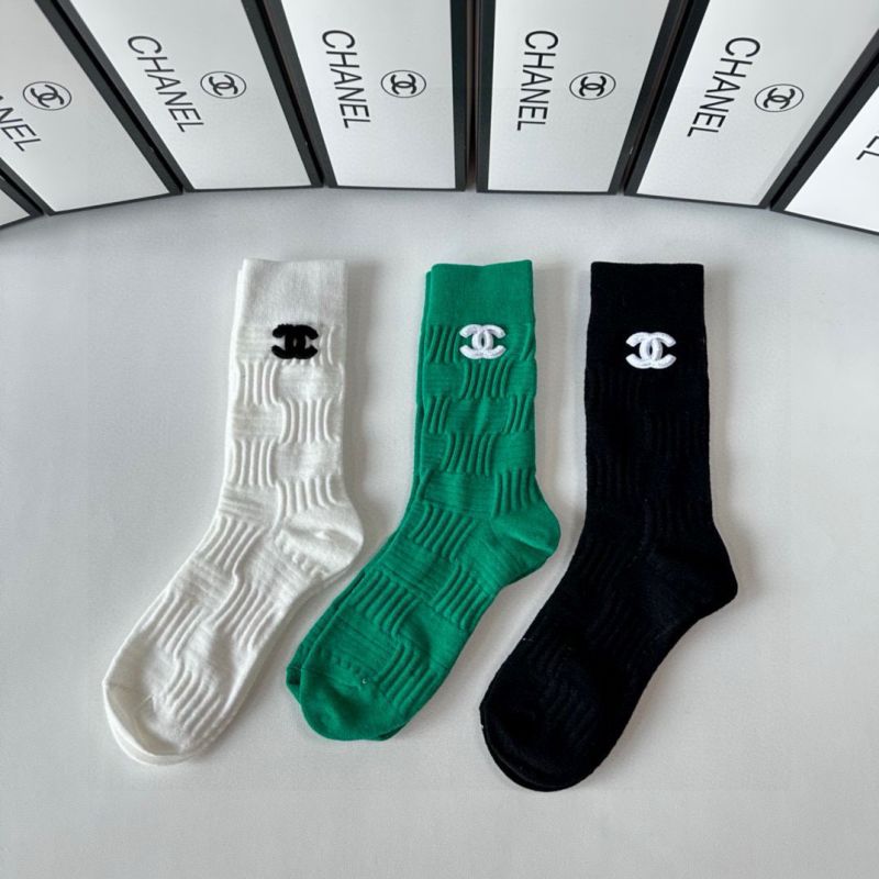 Chanel socks ( 3 pairs)