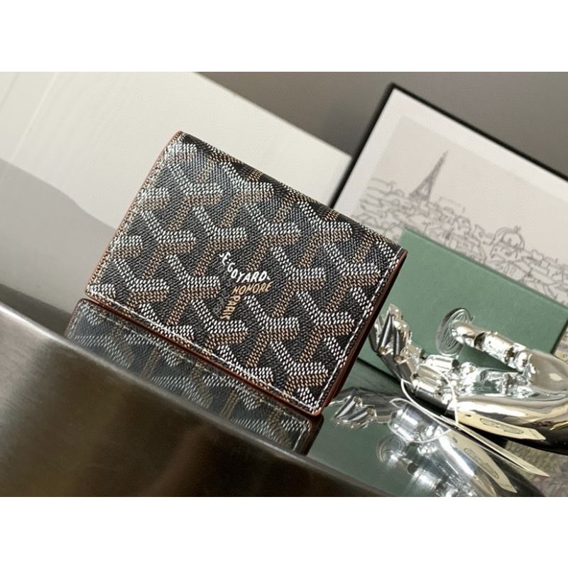 Goyard Malesherbes Card Wallet-Black & Tan