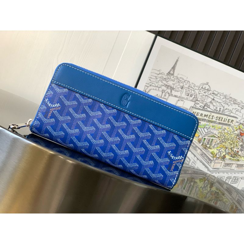 Goyard Matigon GM Brieftasche-Sky blue