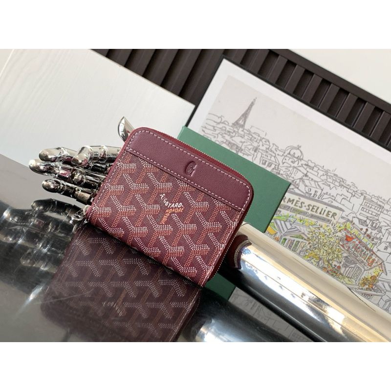 Goyard Matigon Mini Brieftasche-Burgundy