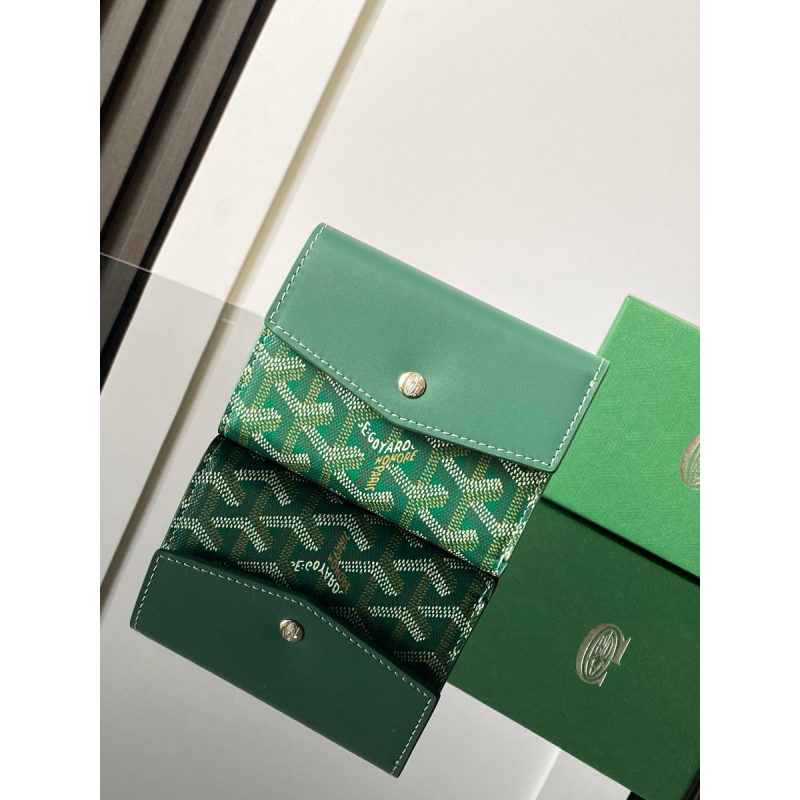 Goyard Saint Gabriel Brieftasche-Green
