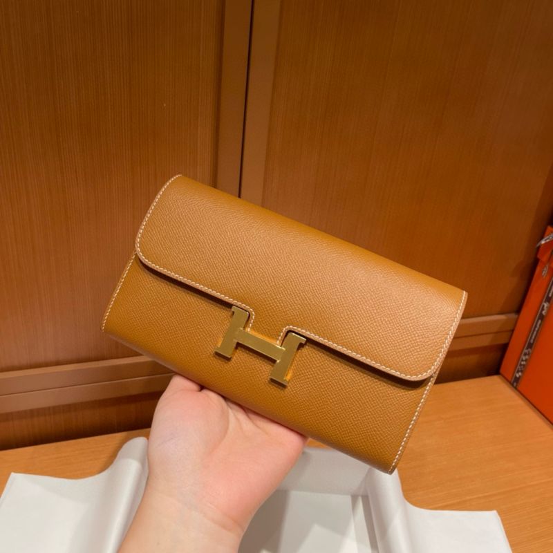 Hermes Constance Brieftasche-Brown