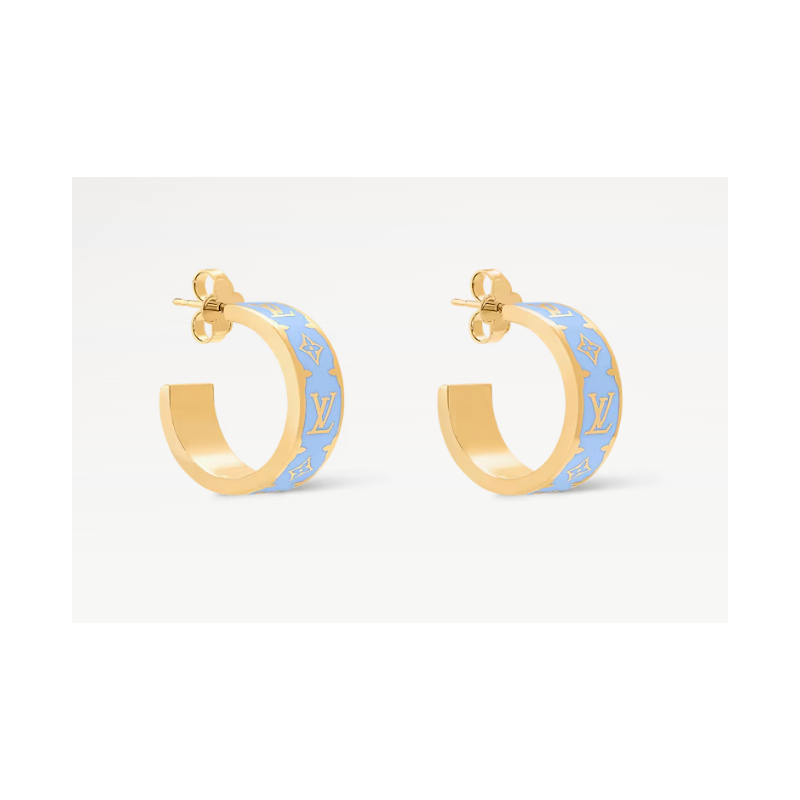LV Nanogram Enamel Earrings