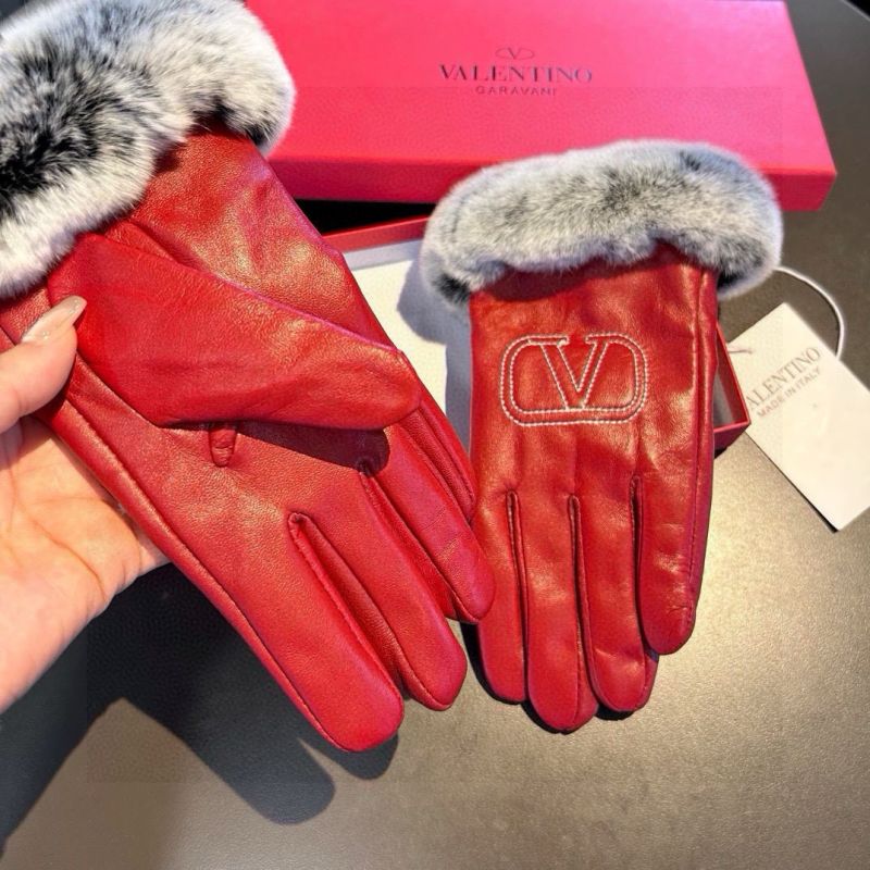 Valentino Leather Gloves